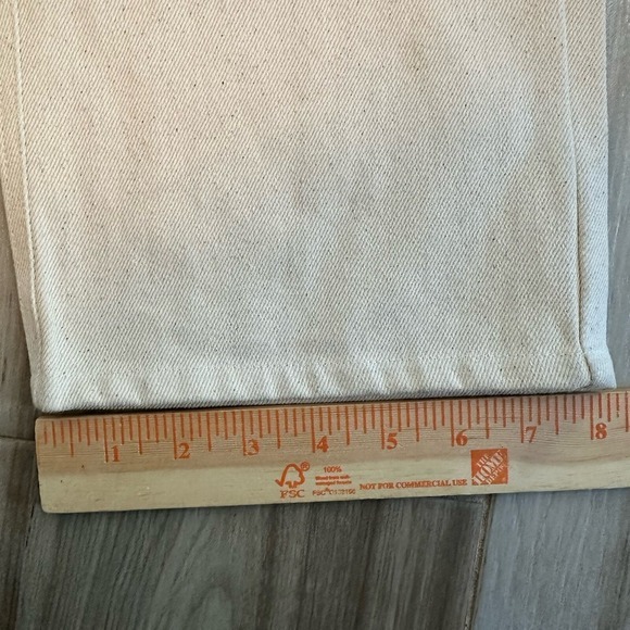 Nwt Laude The Label Jeans 14 Earth Bone Hi Rise Camp Pant Usa Classic Minimalist — image 7 of 8